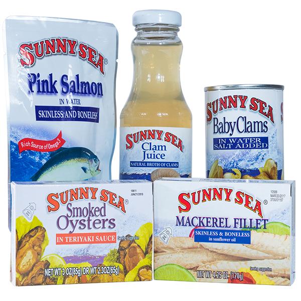 Assorted Canned Seafood